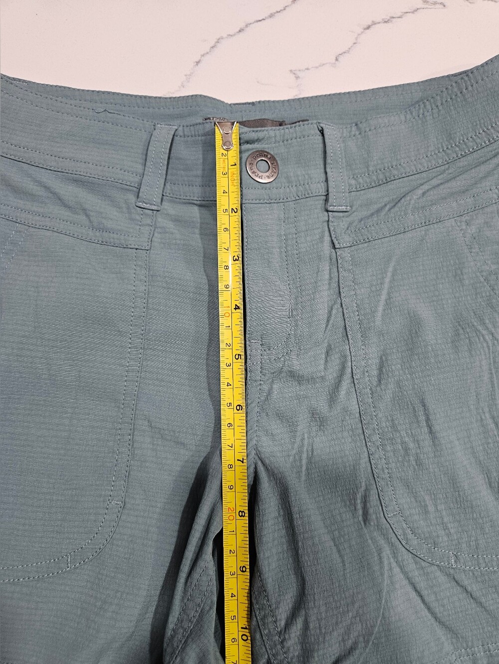 Prana Women's Teal Athletic Shorts - Picture 7 of 7